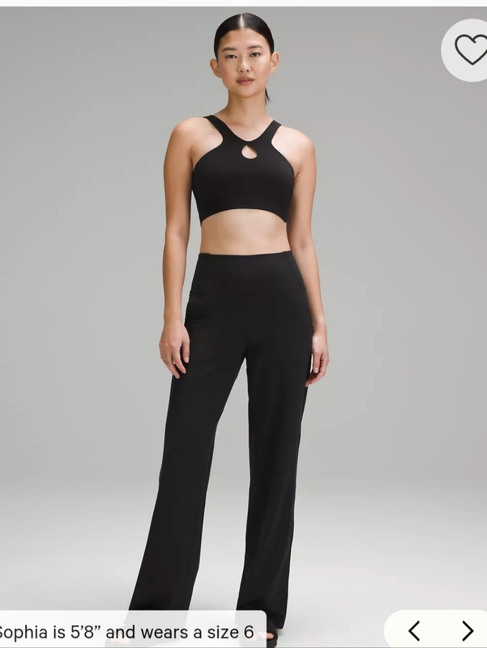 Lululemon Align™ High-Rise Wide-Leg Pant Black Tall - Picture 2 of 14